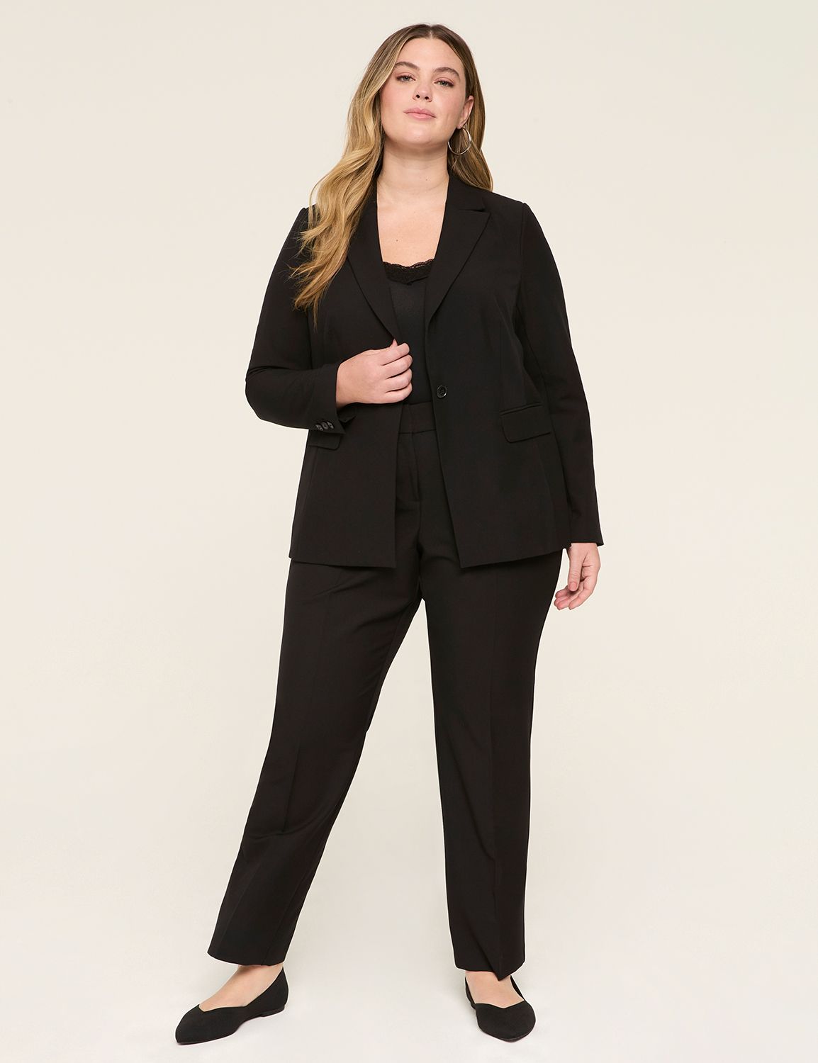 The Perfect Drape One Button Blazer Product Image 4