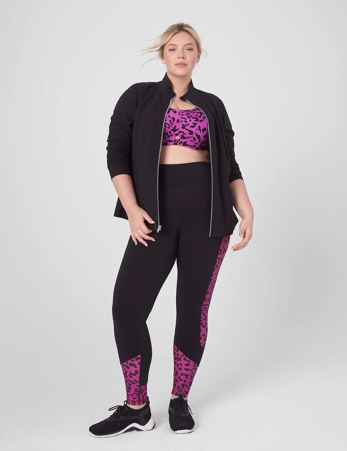 Livi Active, Pants & Jumpsuits, Livi Active By Lane Bryant Black Workout  Crop Leggings Size 22 24