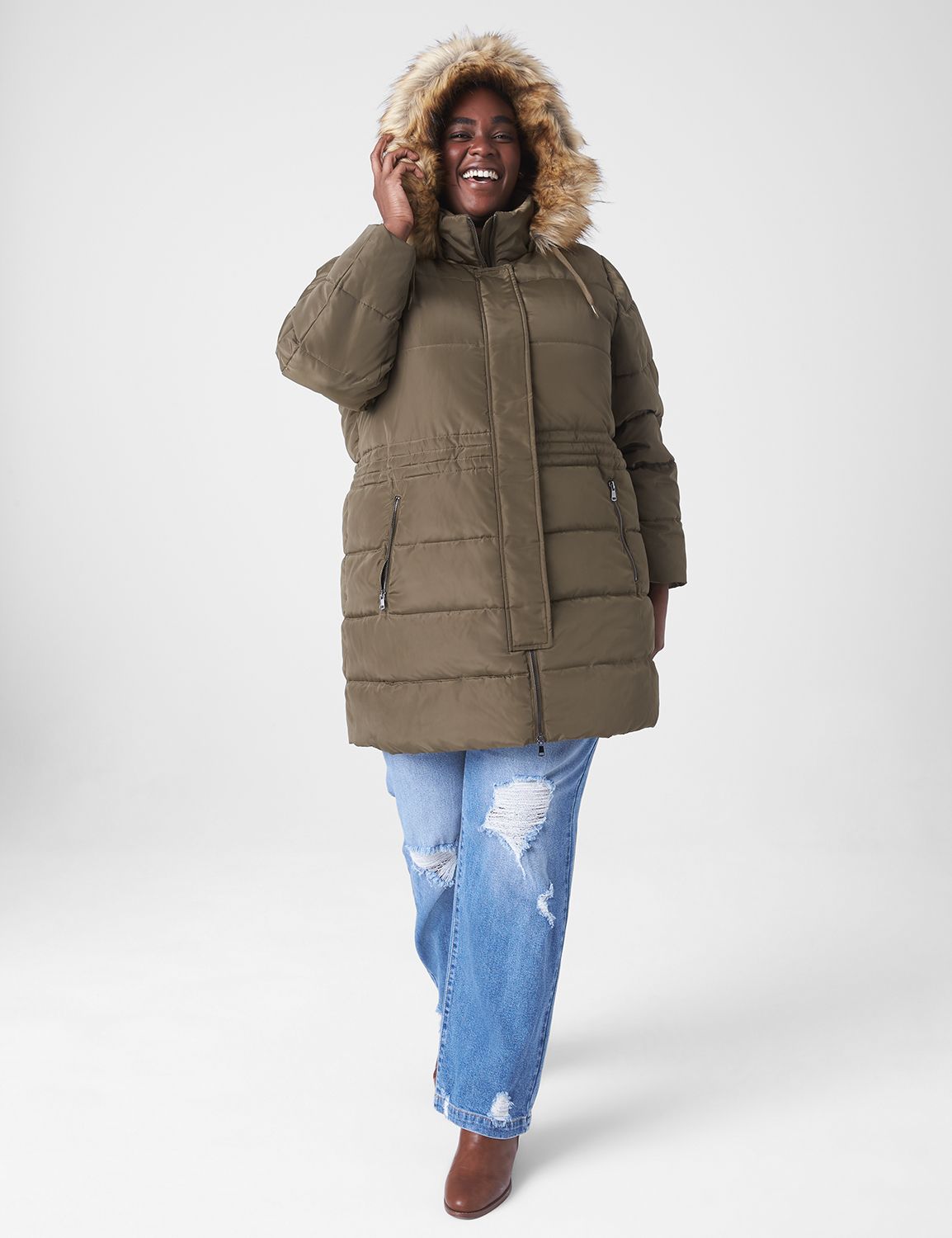 Lane bryant puffer jacket best sale