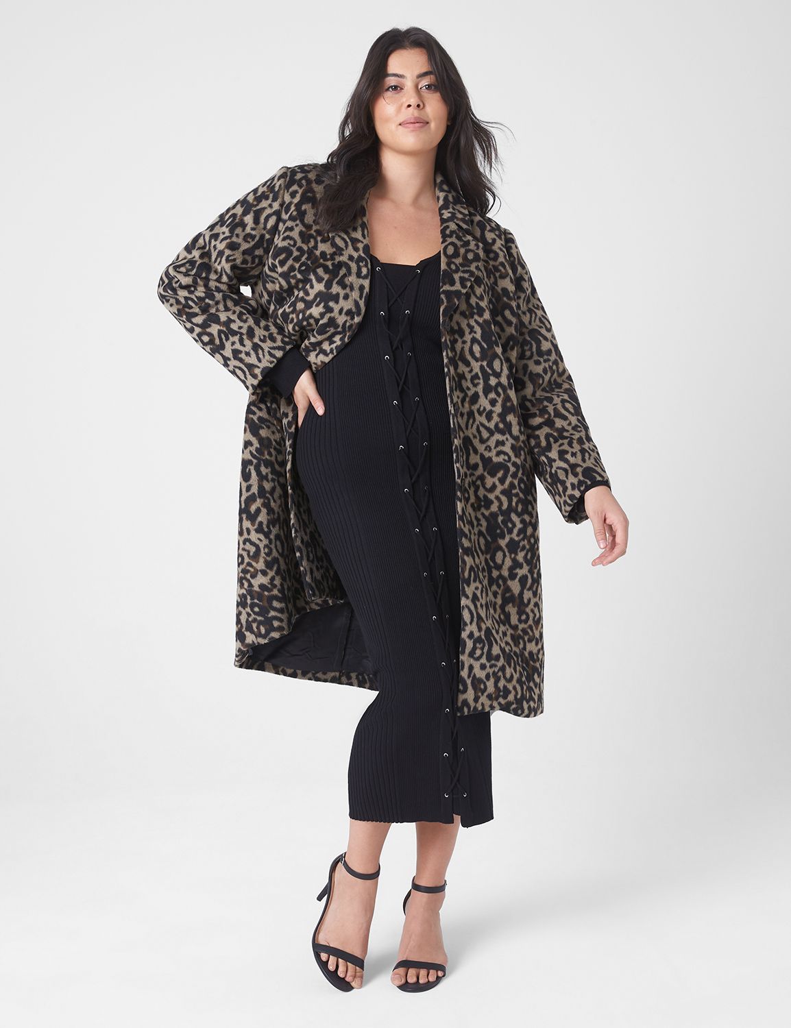 Lane bryant clearance leopard jacket