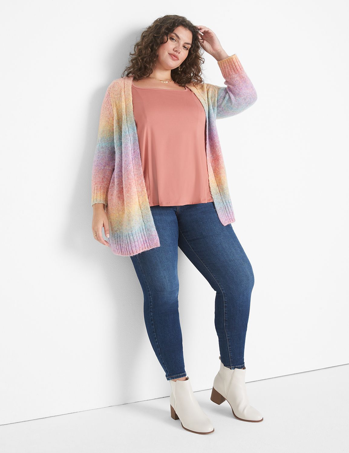 Classic Fit and Flare 3/4 Sleeve Sq Product Image 3