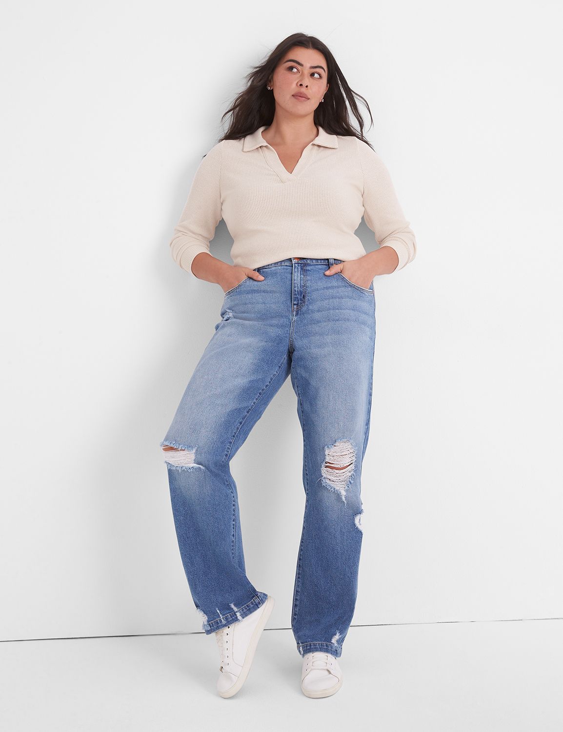 RELAXED MID RISE STRAIGHT - OVERT D Product Image 1