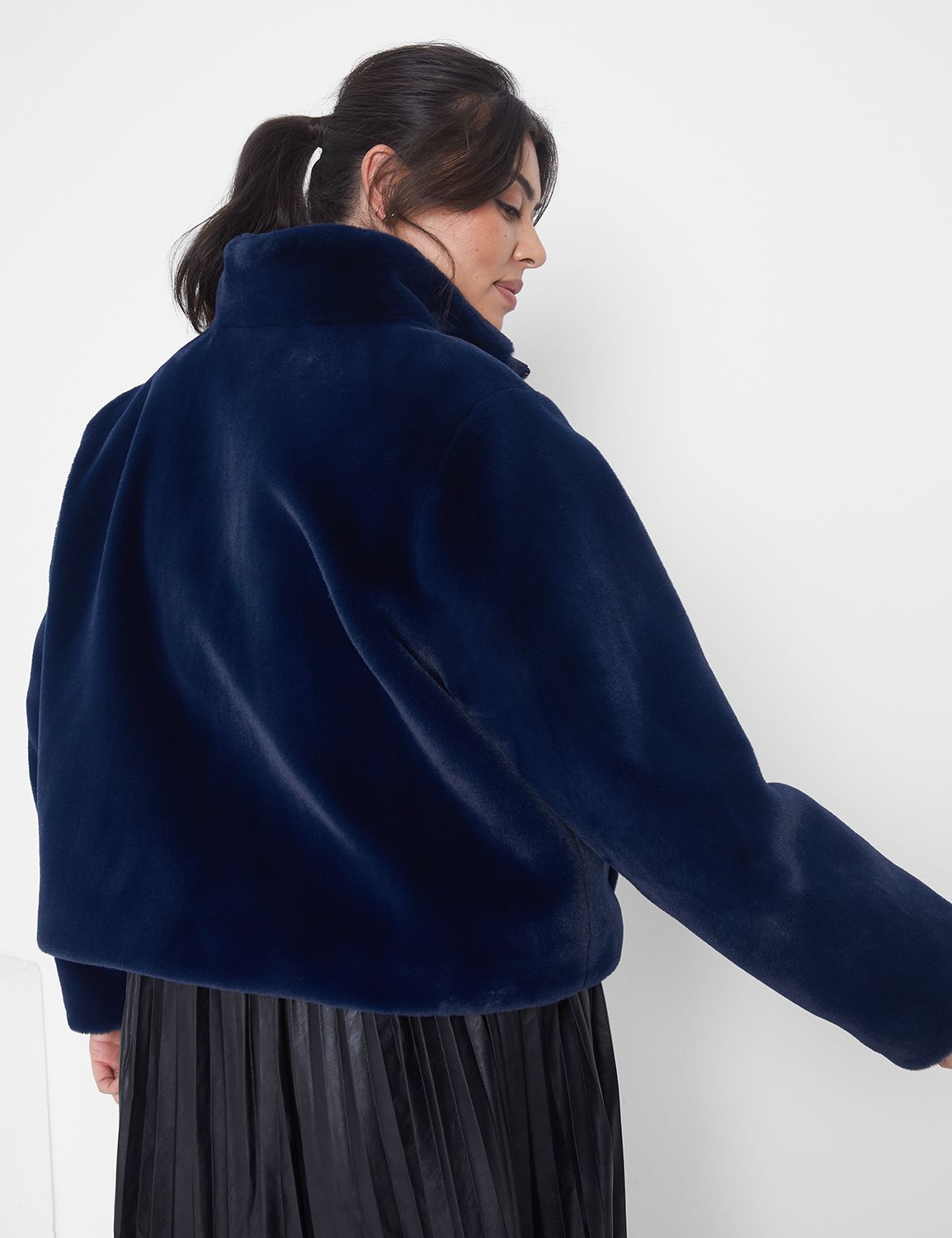 Faux Fur Short Coat 1130155