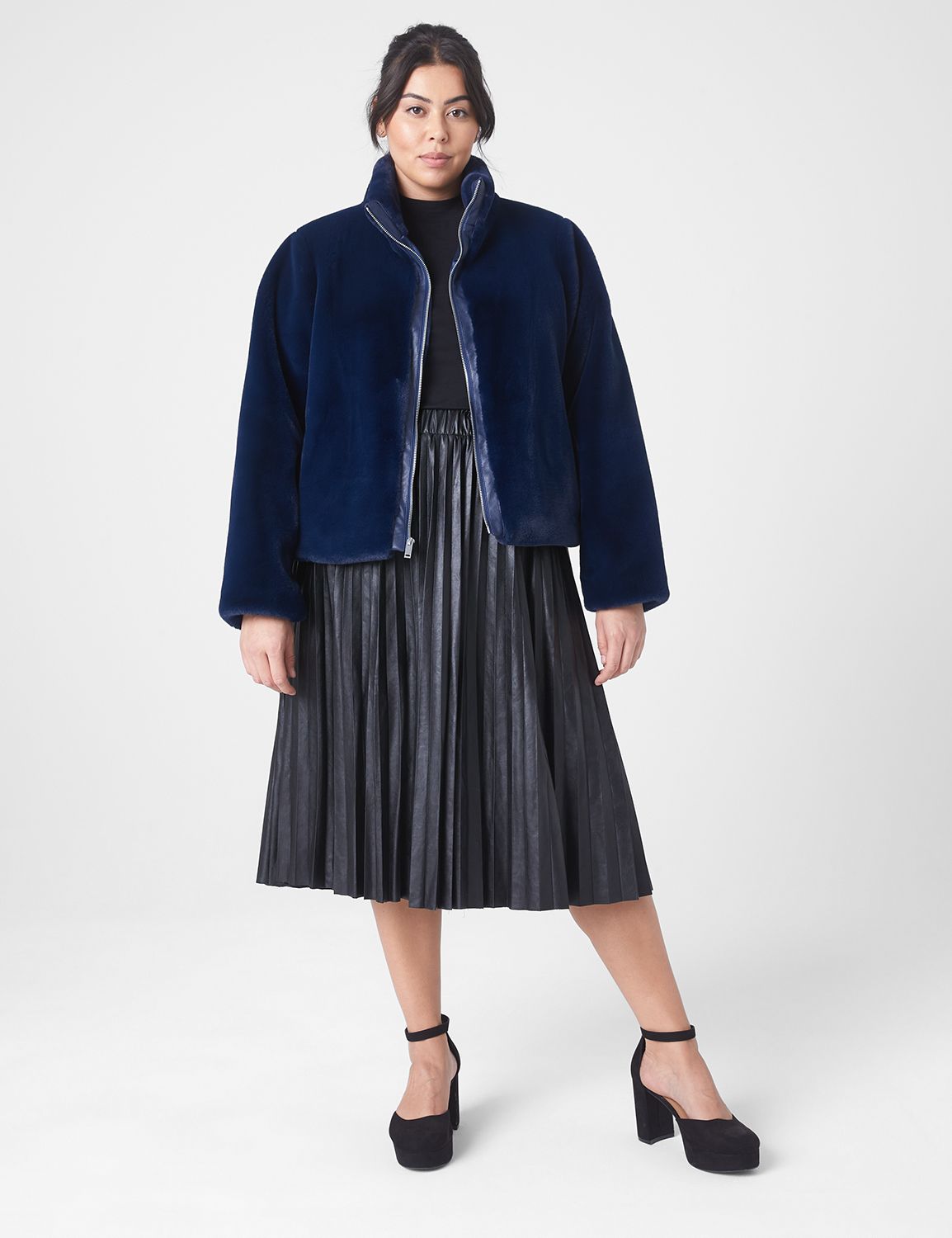 Faux Fur Short Coat 1130155