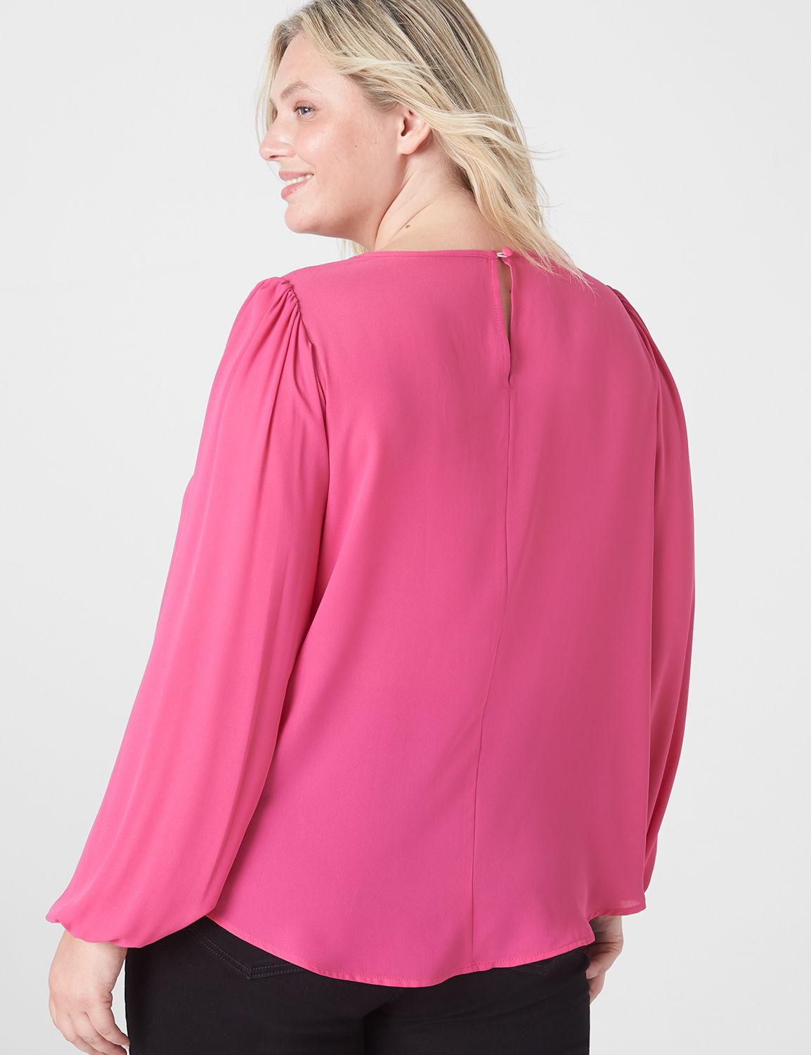 Loose Crew Neck Long Sleeve Top