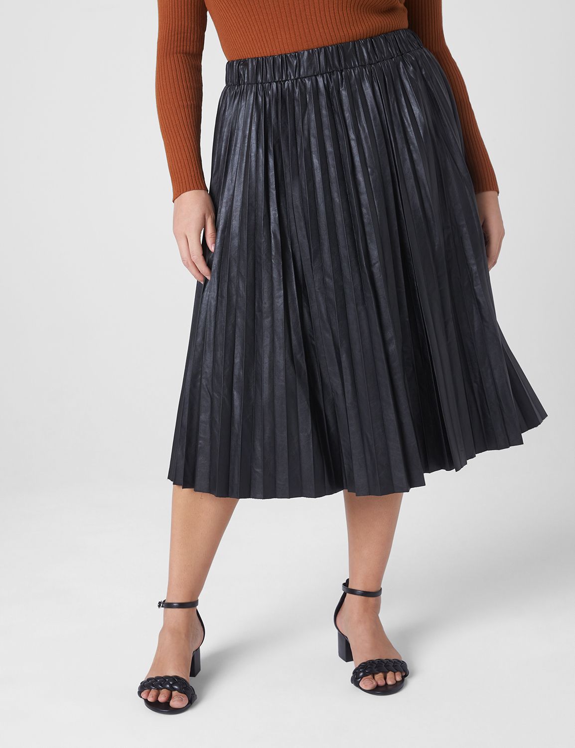 Lane bryant 2025 leather skirt