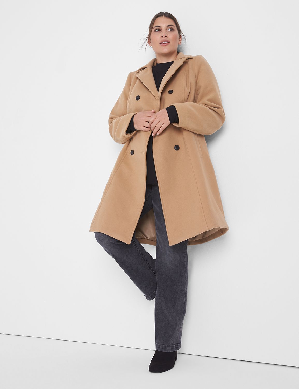 Long Sleeve Mock Neck Top w/ Combo