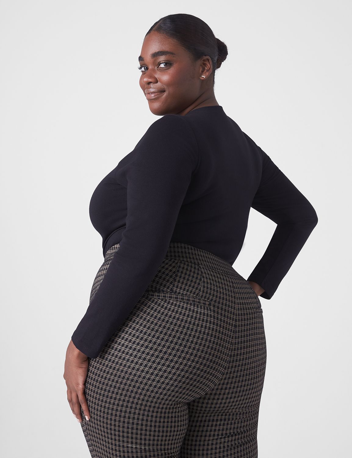 Fitted Long Sleeve Crew Neck Body S Product Image 2