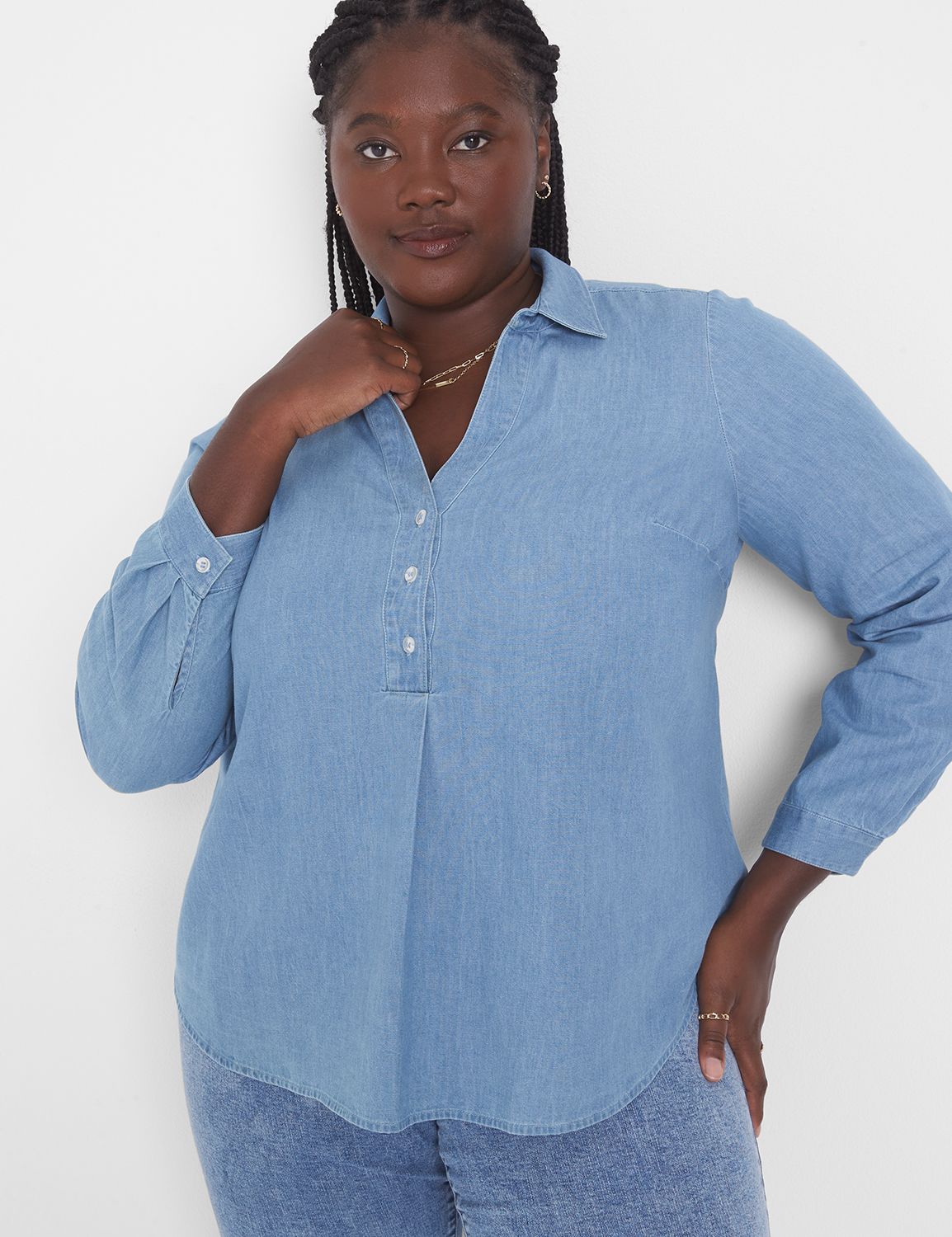 Lane bryant 2025 long sleeve shirts