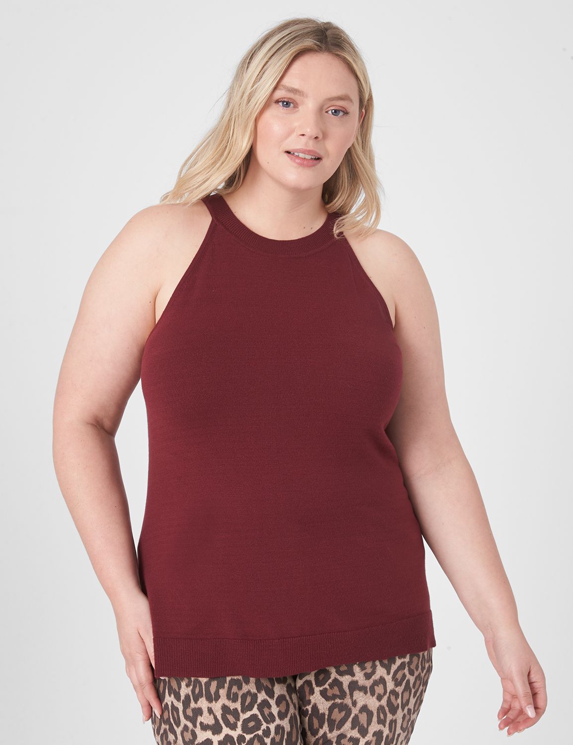 Bee Sleeve Halter Sweater Co-ords