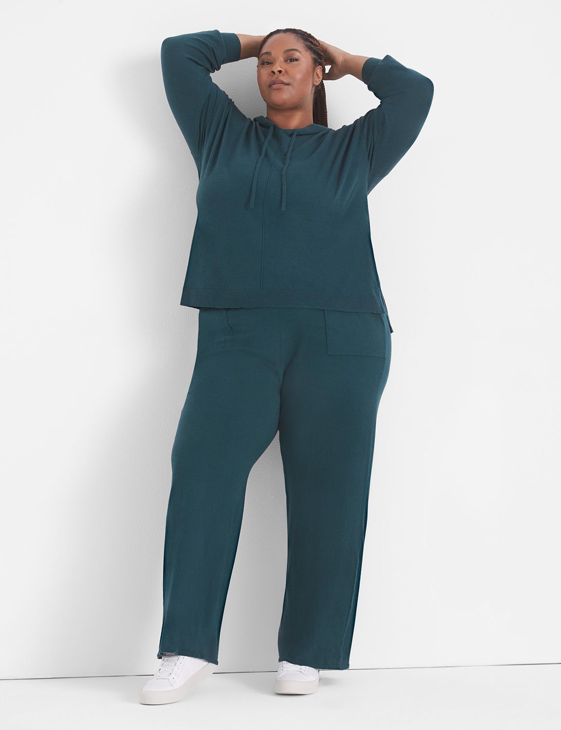 LIVI Sweater Crop Wide Leg Pant 112 Product Image 1