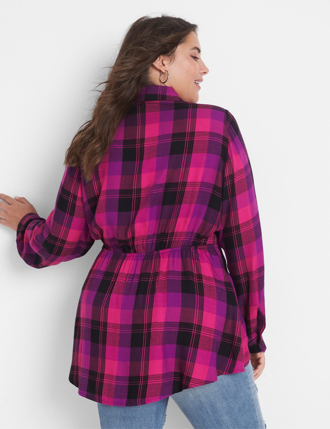 Classic Long Sleeve Button Front El Product Image 2