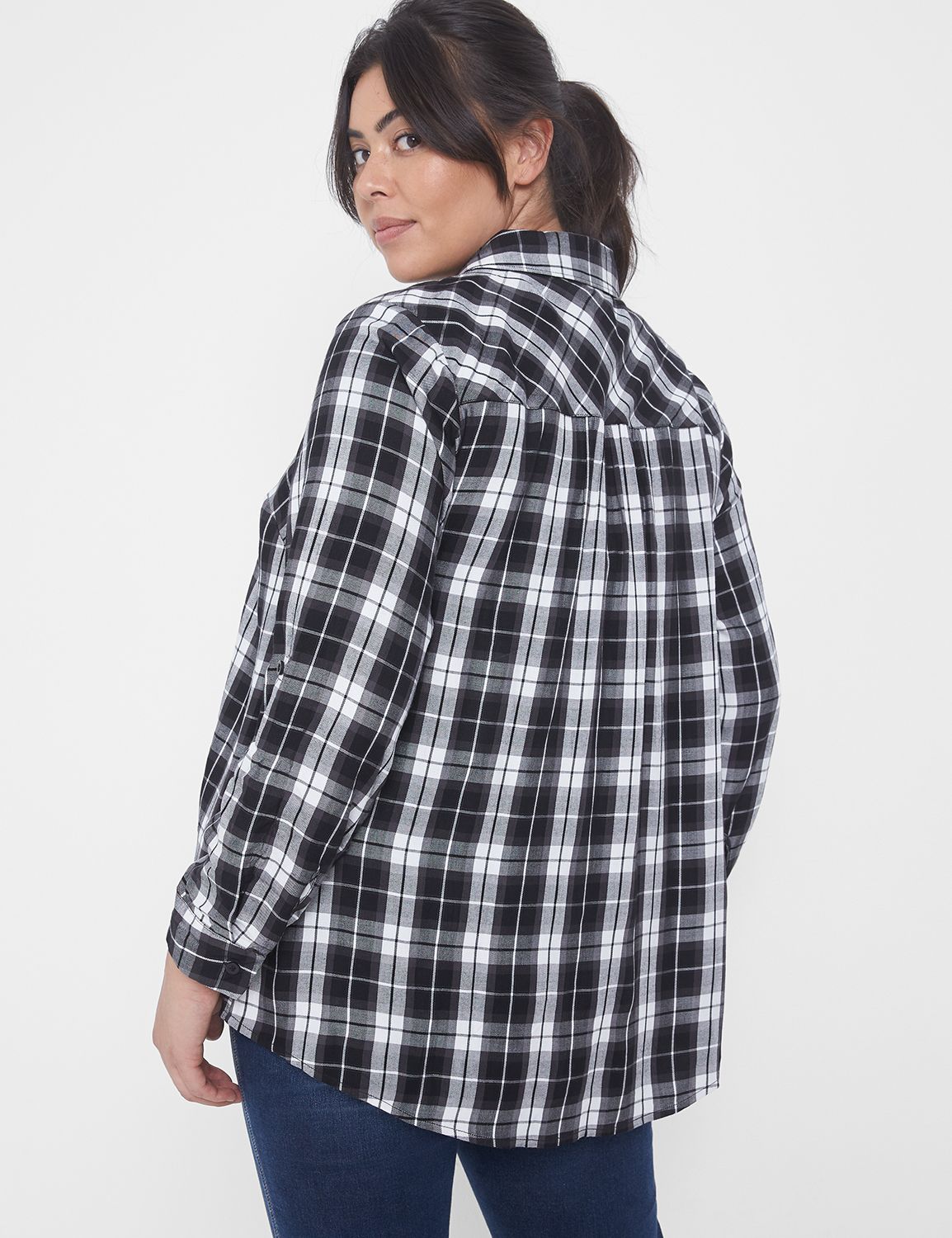 Long Sleeve Button Front Shirt