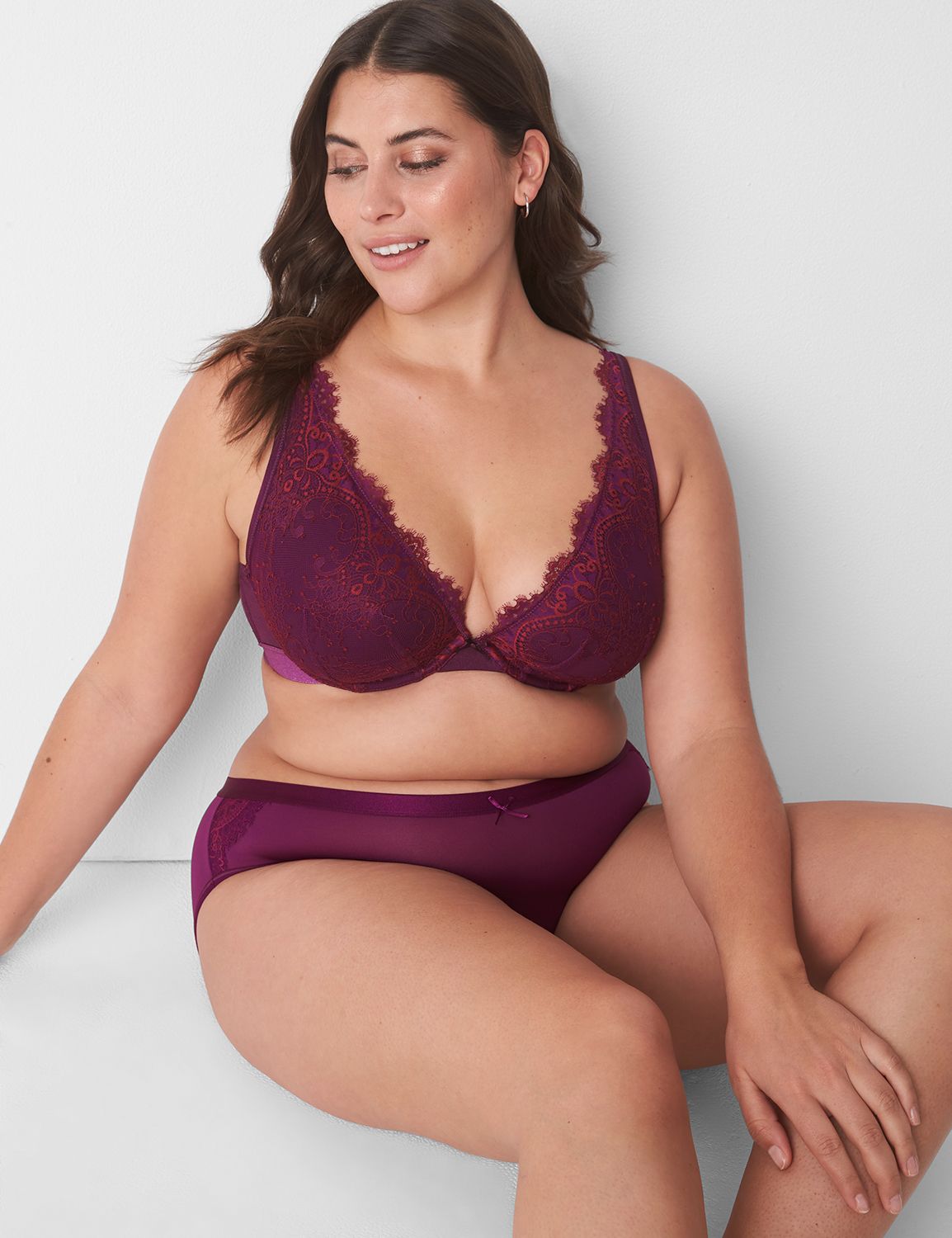 Lane Bryant Intuition Uplift Plunge Bra- A Thick Girl's Closet