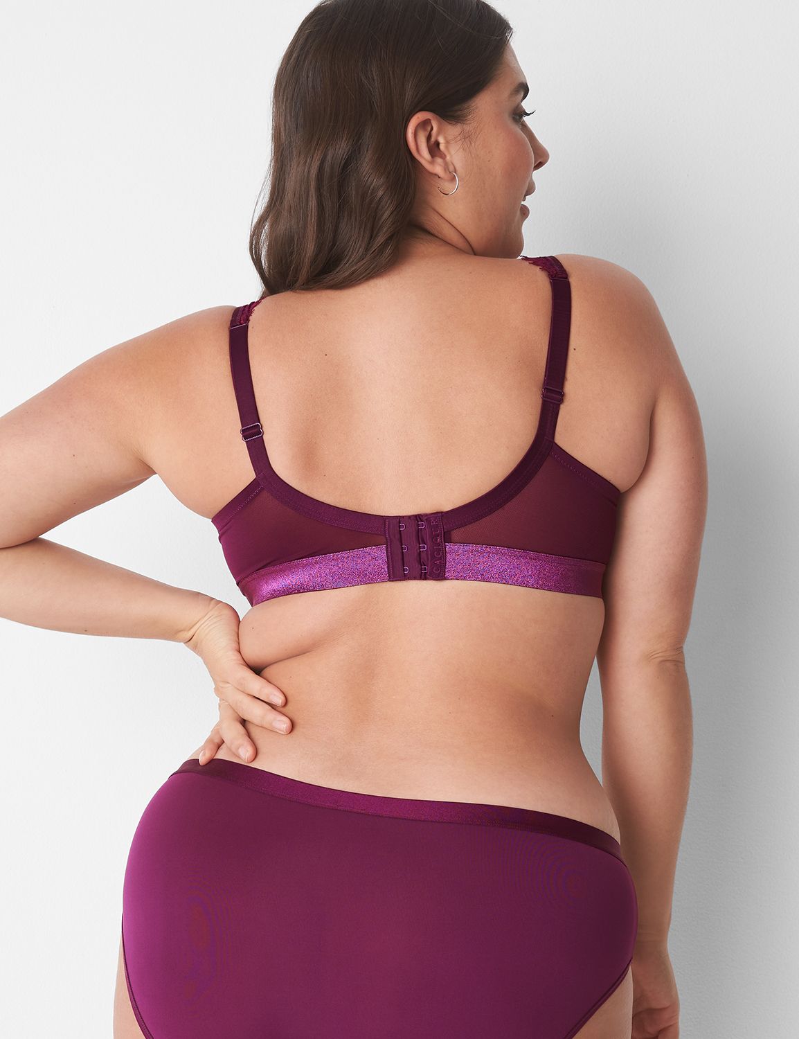 Smooth Unlined Plunge Bra | LaneBryant