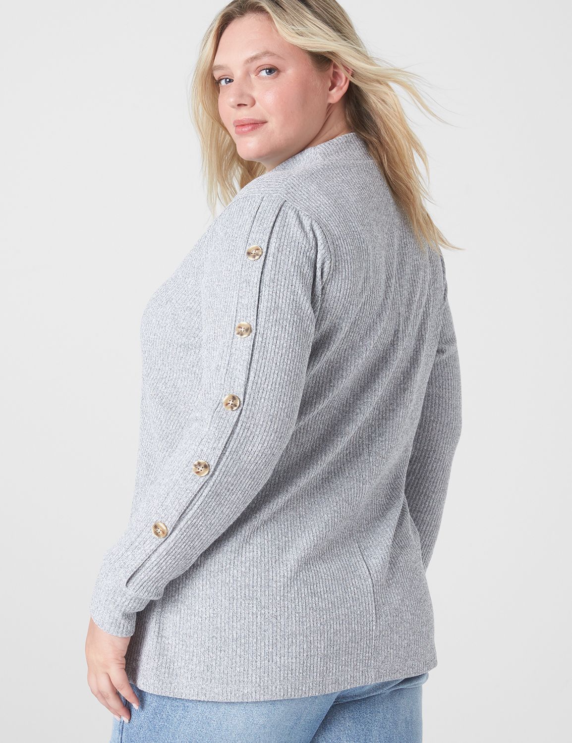 Classic Long Sleeve With Button Det Product Image 2