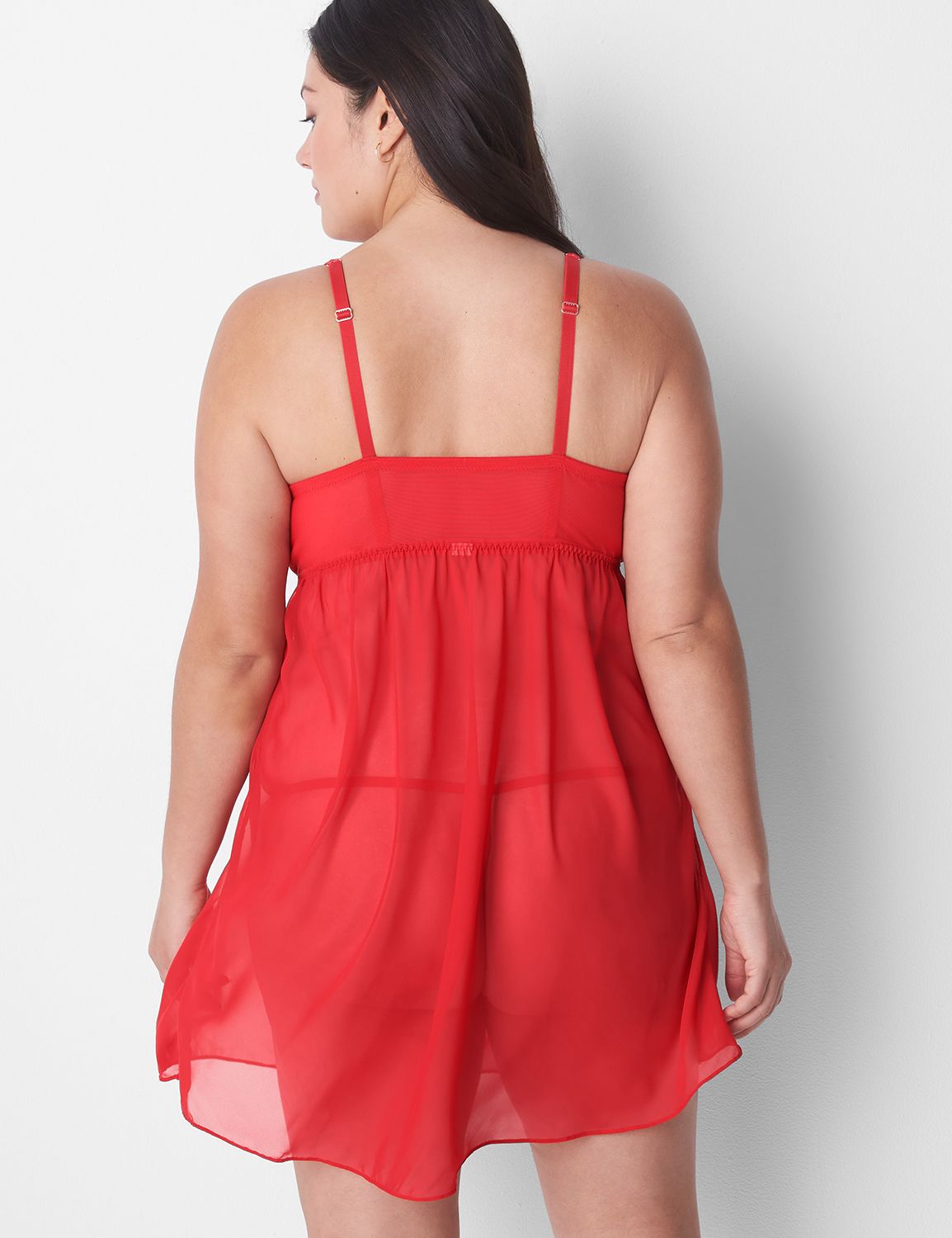 open lace back dress Can't Be Outdone Red Floral Babydoll Dress  Shop the Mint