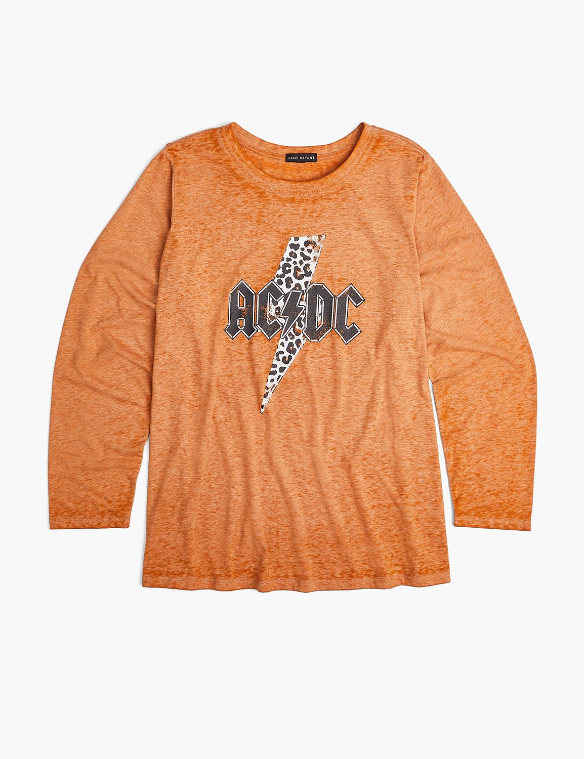 Classic Crew-Neck ACDC Lightning Bolt Tee