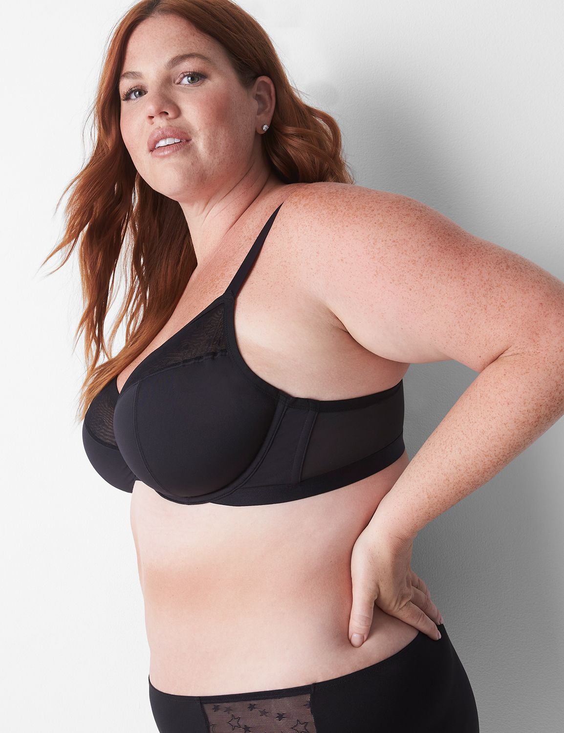 Star Mesh Demi Bra 1129716 S Product Image 3