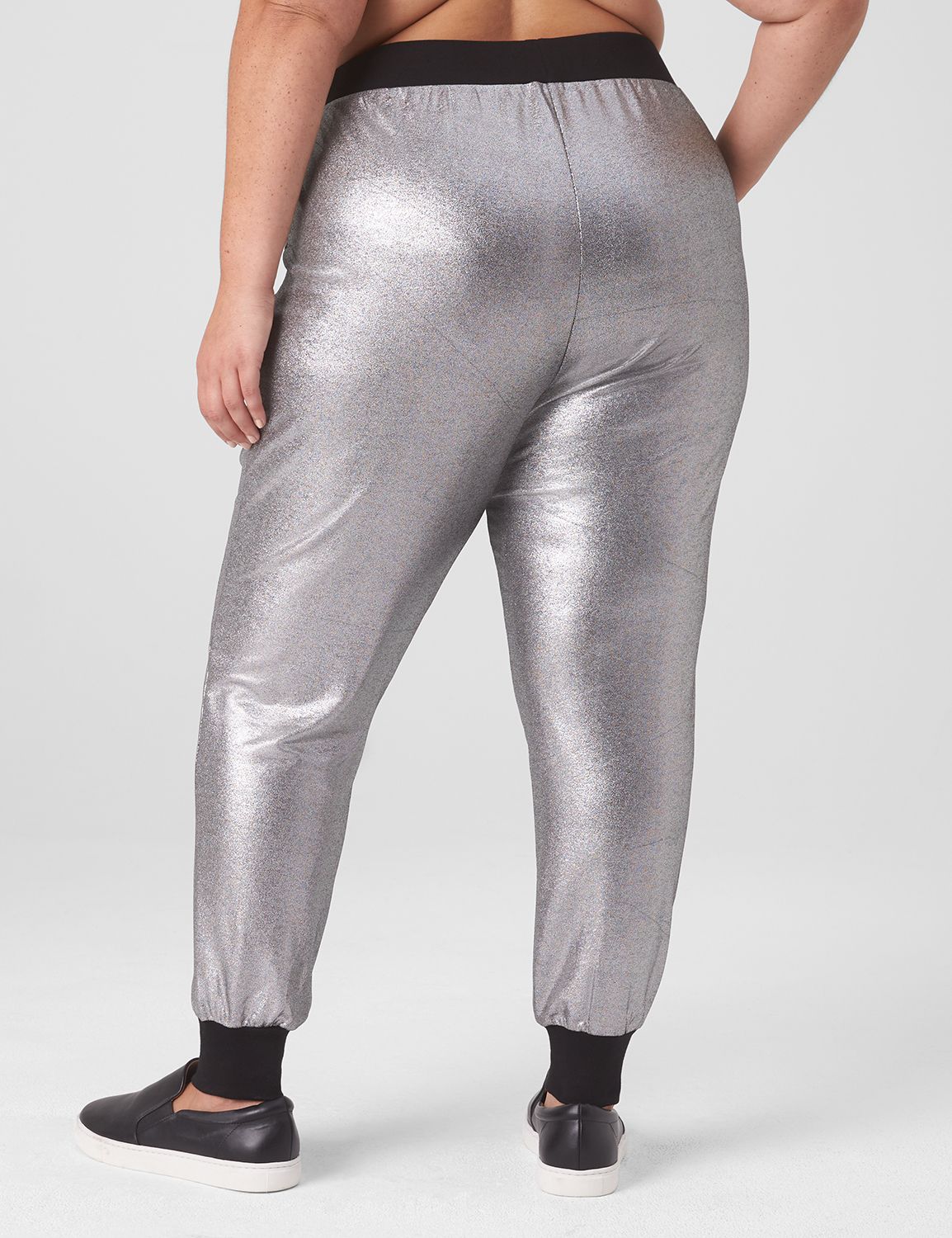 LIVI Mid Rise Shine Full Length Jog LaneBryant