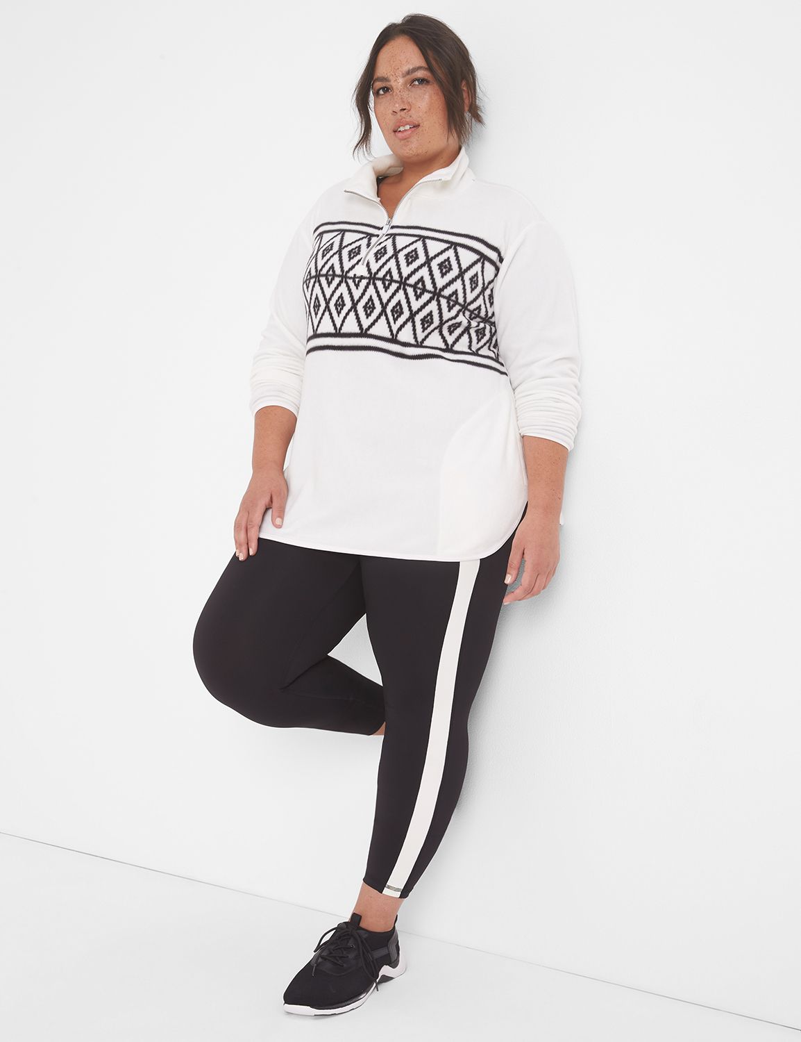 Lane bryant fleece on sale leggings