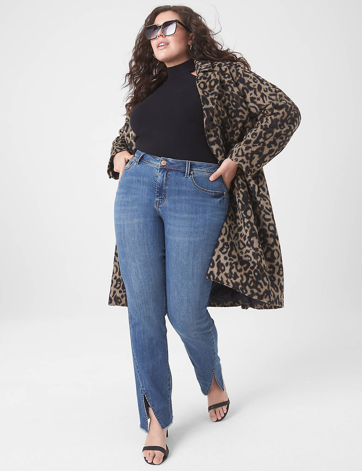 Straight Leg Jean Pants With Back Pocket By lanebryant.com