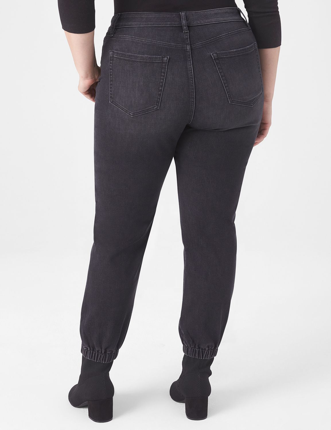 Boyfriend Jogger - black/Burgundy Boho main image 1