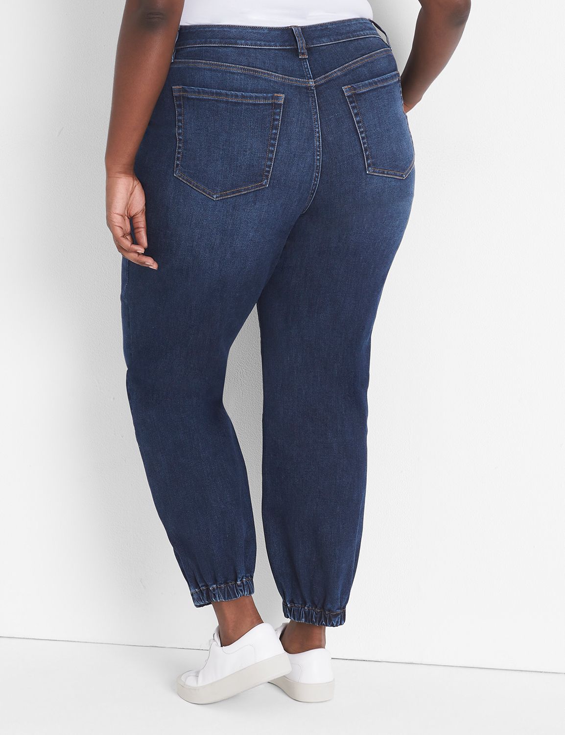 Boyfriend Jogger - black/Burgundy Boho