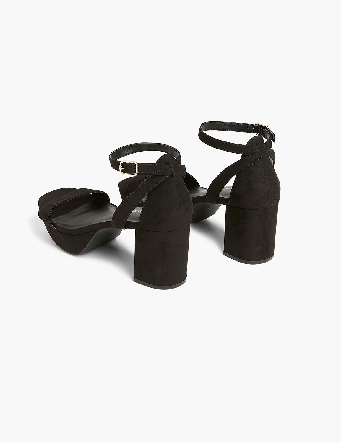 Single Strap Front Platform Ankle S | LaneBryant