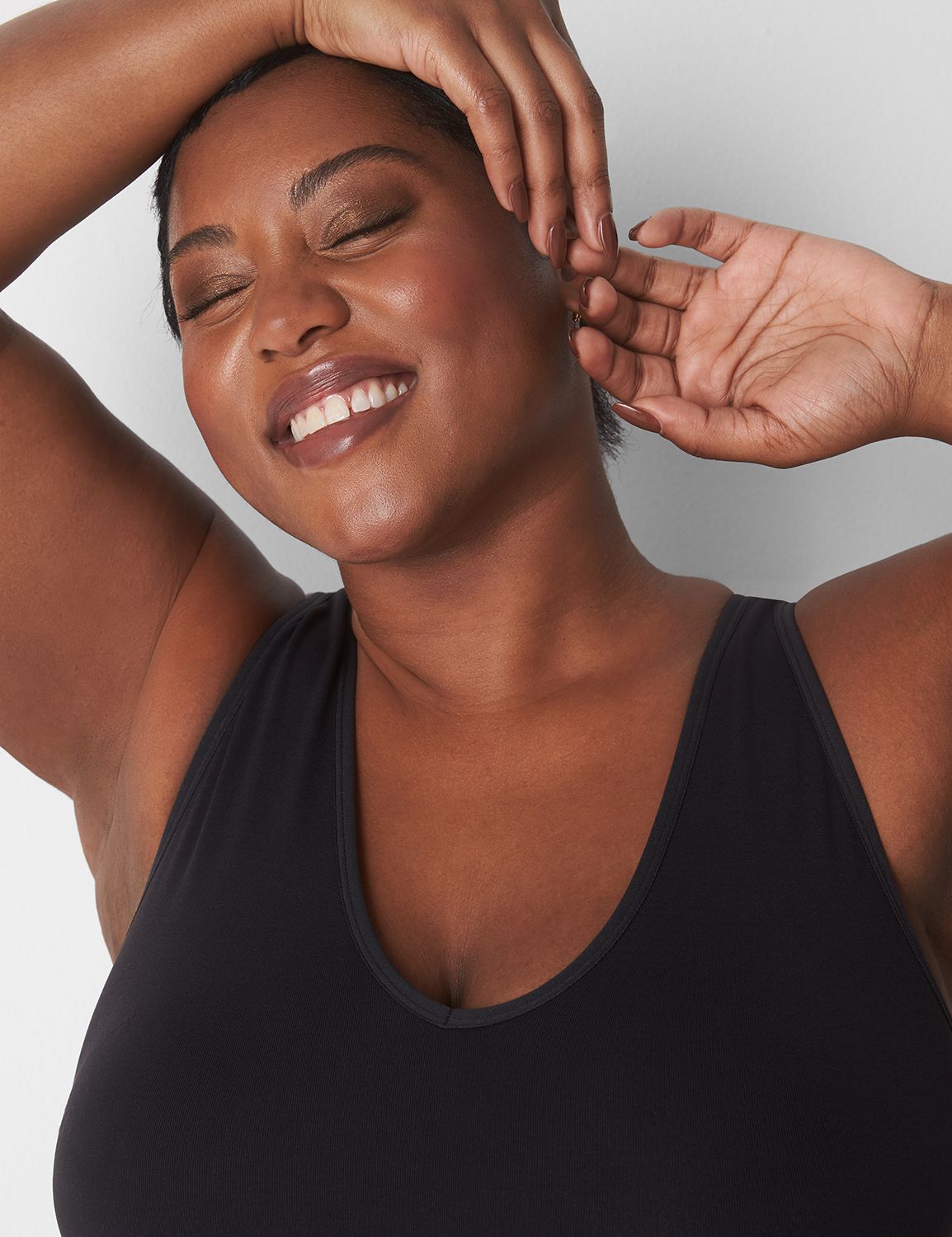 Seamless Bralette V neck 1129906-S | LaneBryant