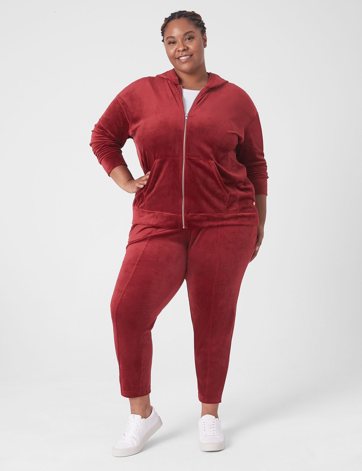 Ready to Crush High-Rise Velour Jogger *Full Length