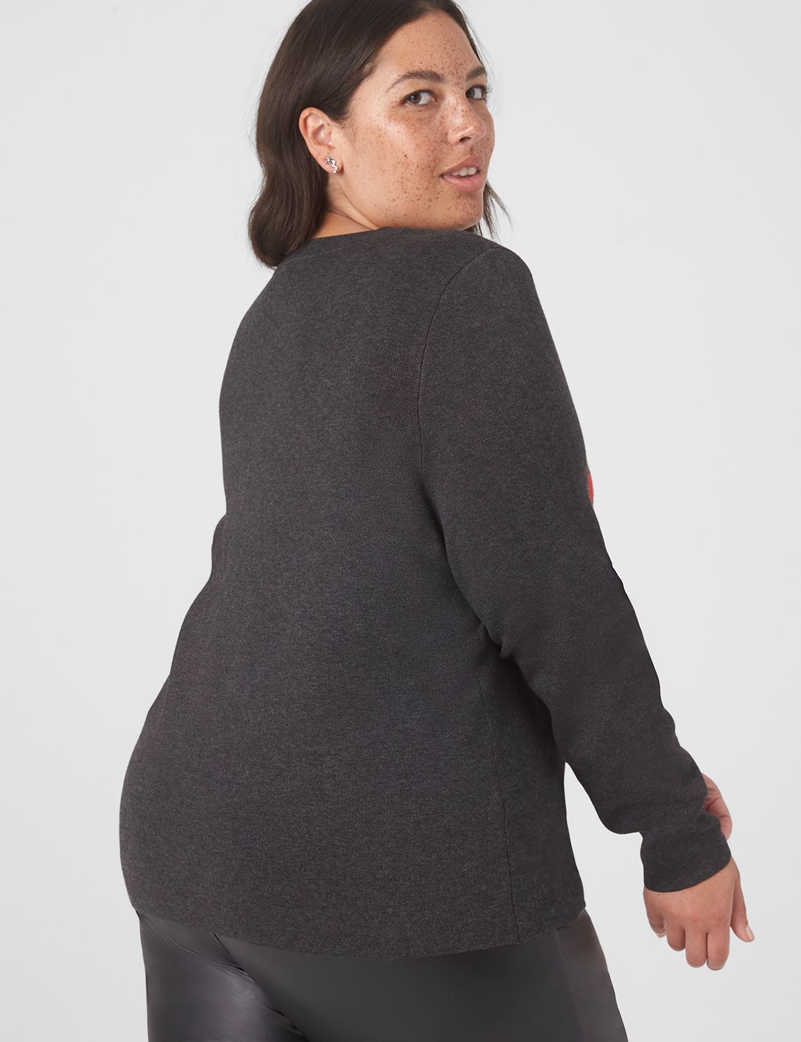Classic Long Sleeve JOY Jacquard Sw Product Image 2