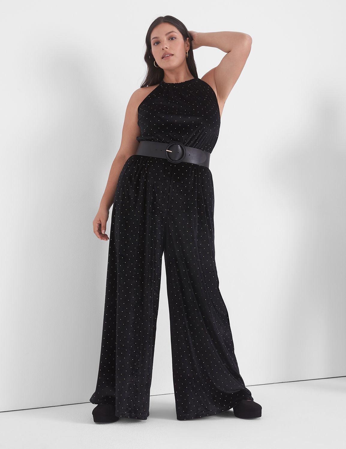 Bare halter wide leg jumpsuit 11310 Product Image 1