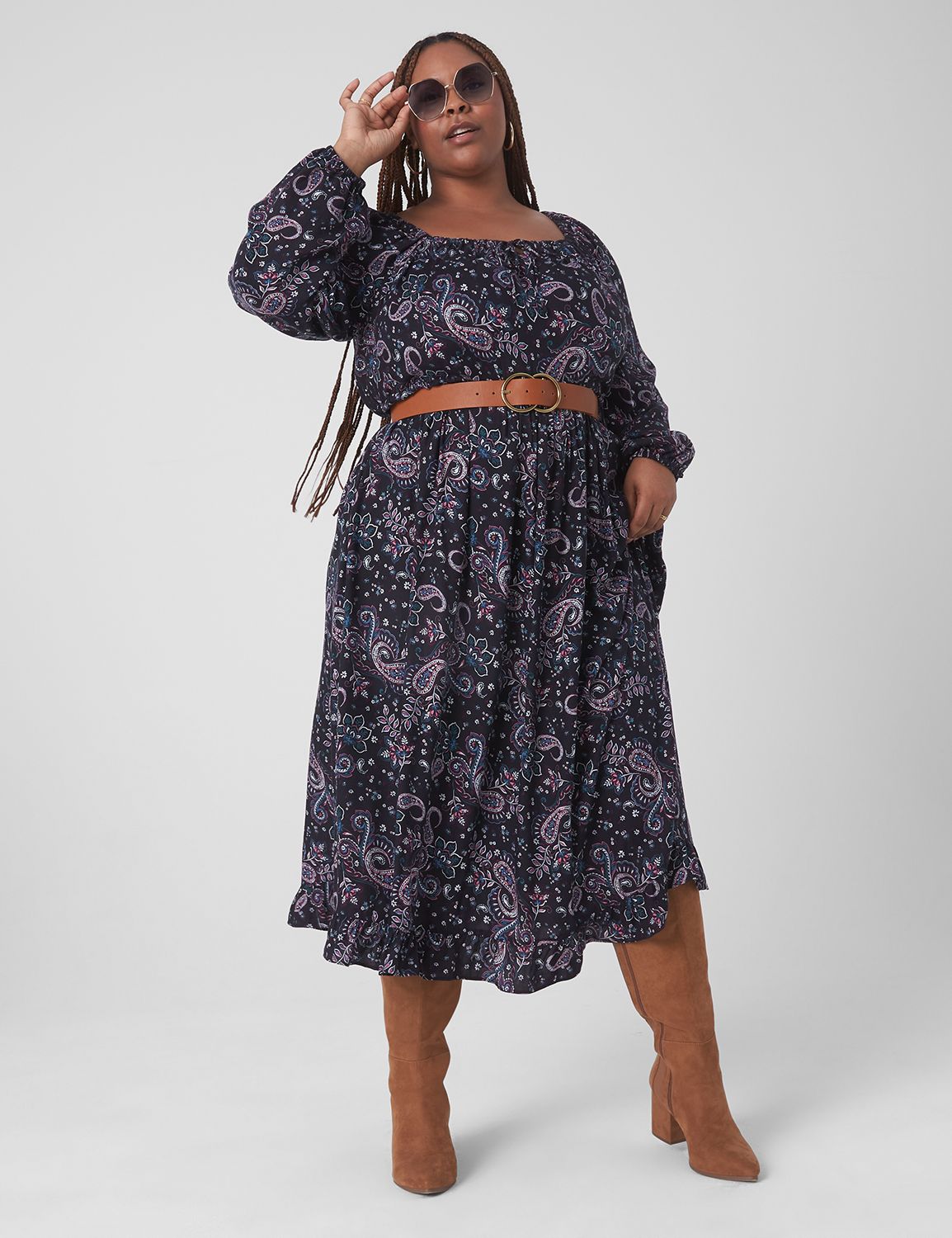 BLOUSON DRESS WITH NECK TIE SEX KITTEN