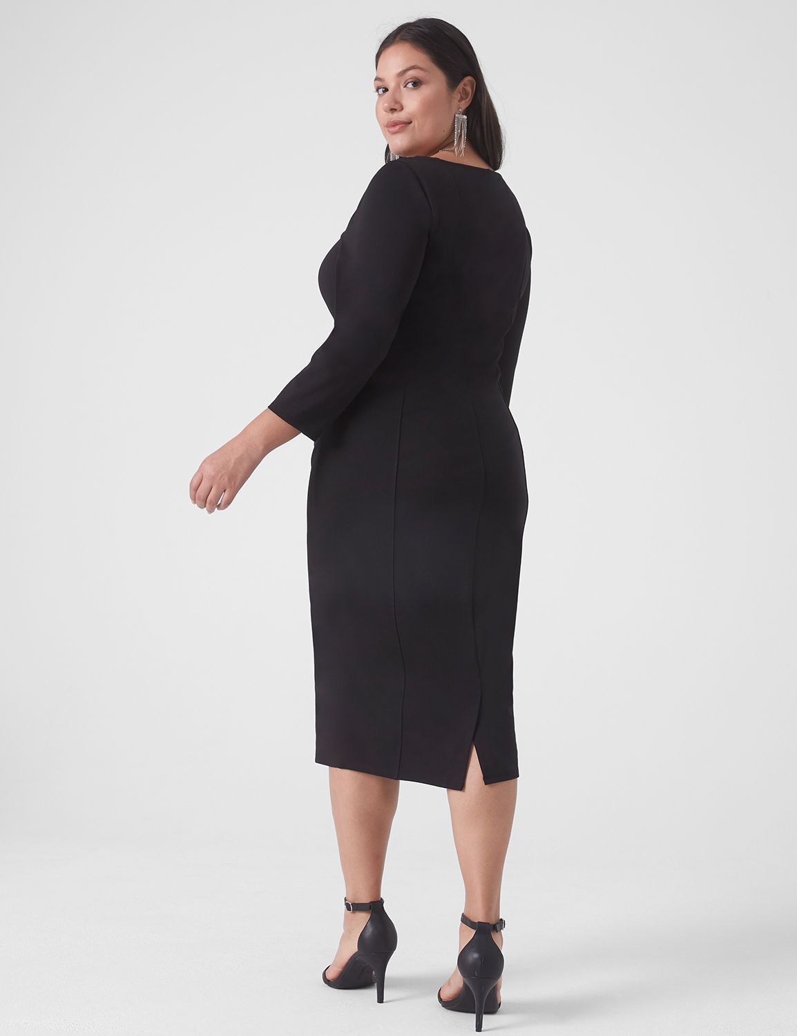 black bodycon dress with front zipper Black Ribbed Double Zip Bodycon Mini Dress
