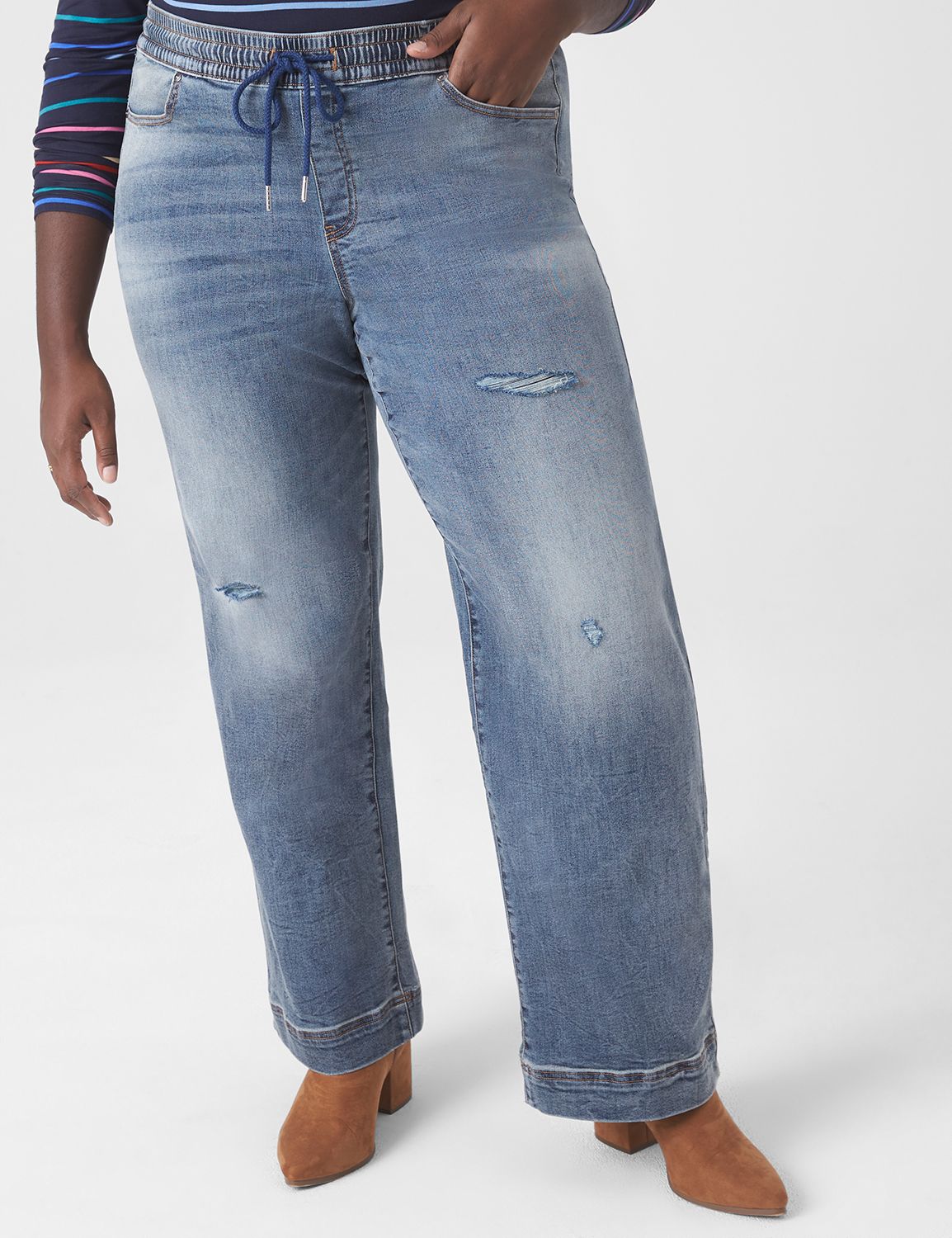 Lane bryant pull on 2024 jeans