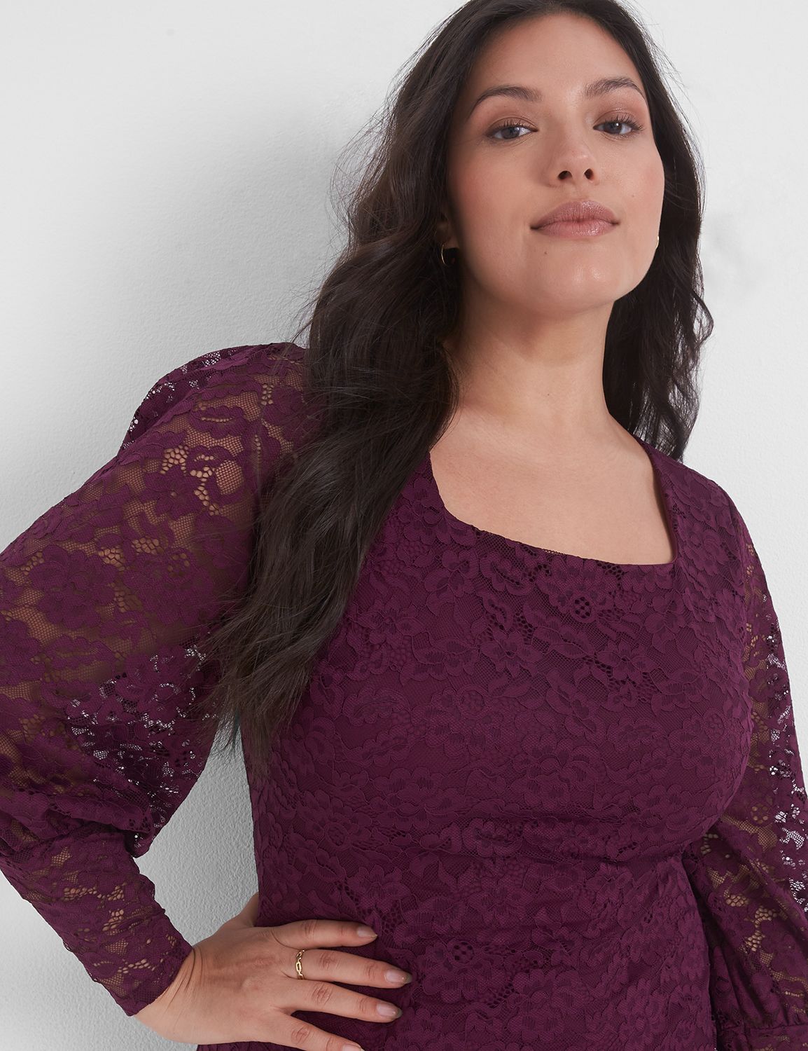sandro pink lace dress Petite Sandro Gab Lace Mini Dress – Frockalicious main image 1