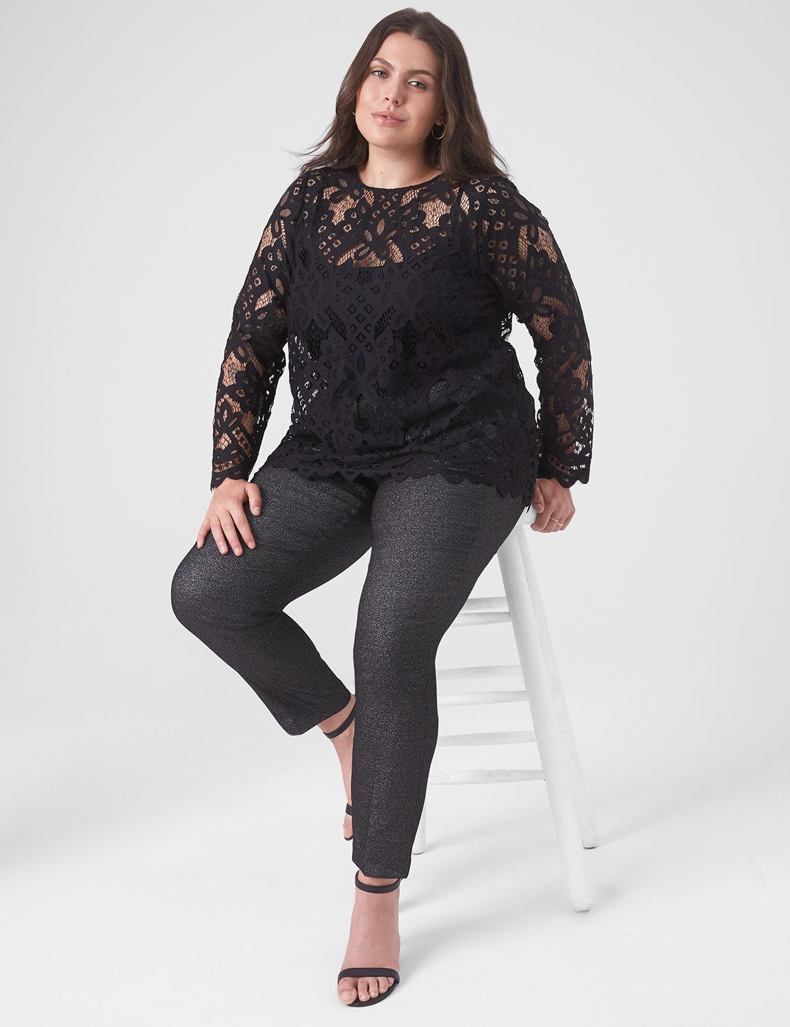 Lane bryant lace store top