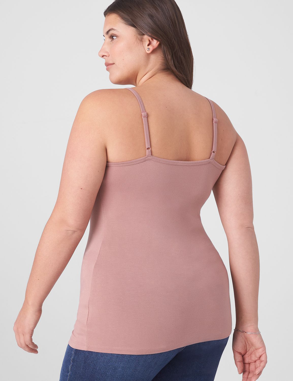 Fitted Sleeveless V Neck Cami 240 G Product Image 2