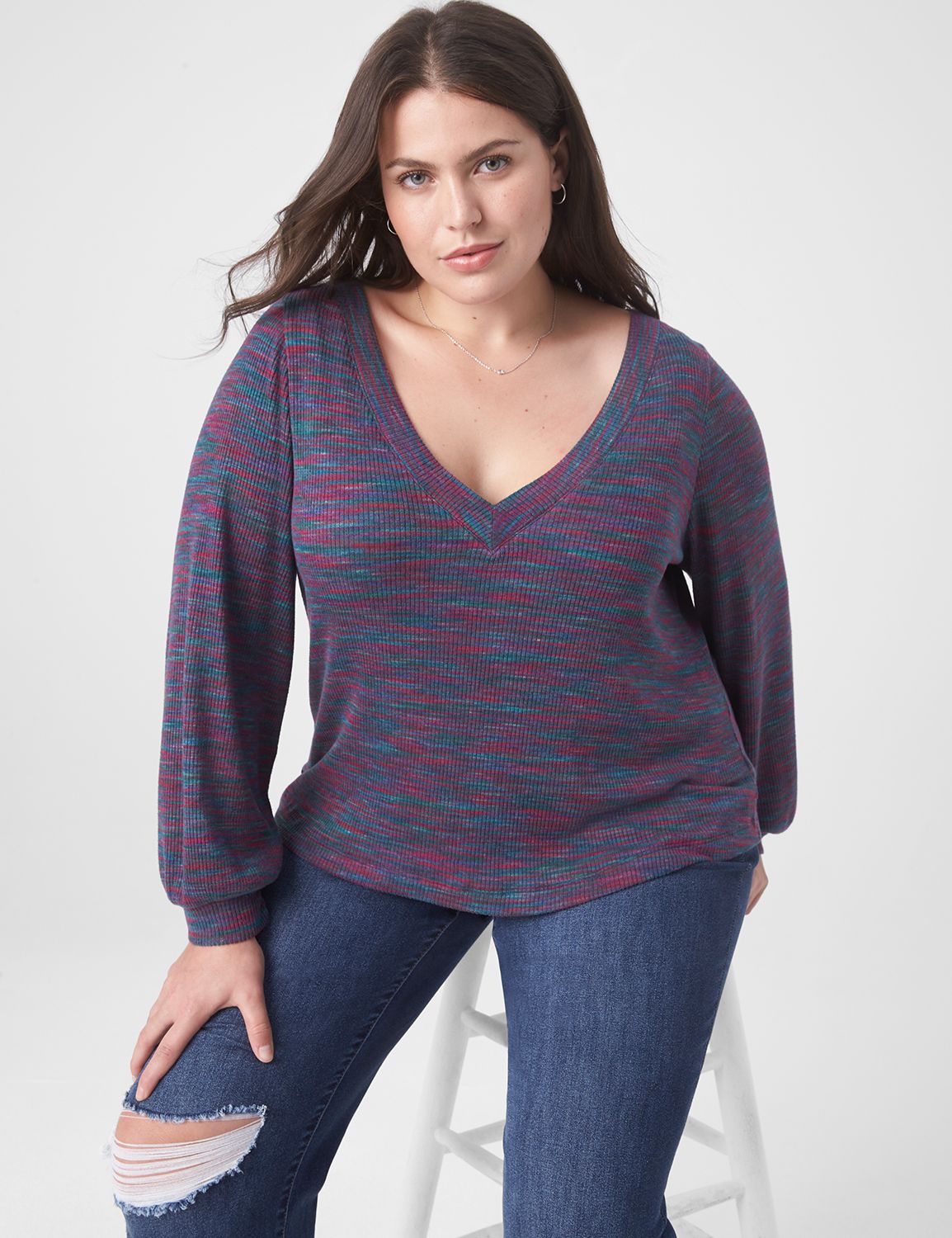 Relaxed Stay Crewneck Knit Top