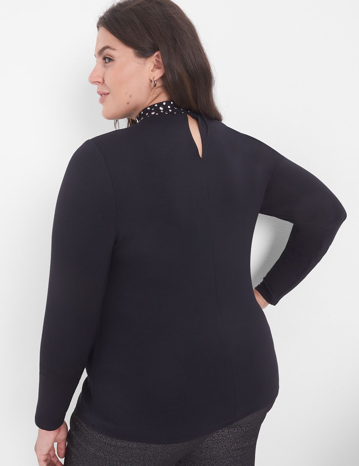 Everyday Mock Long Sleeve Knit