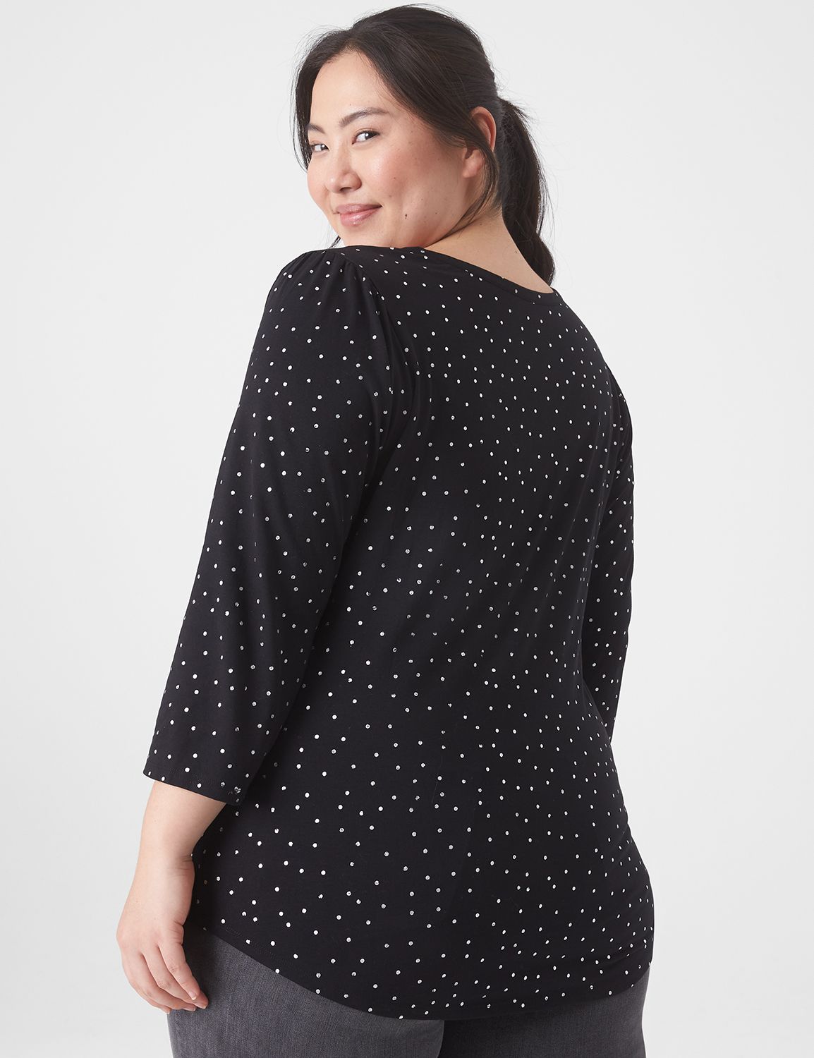 Puff SLV Scoop Top
