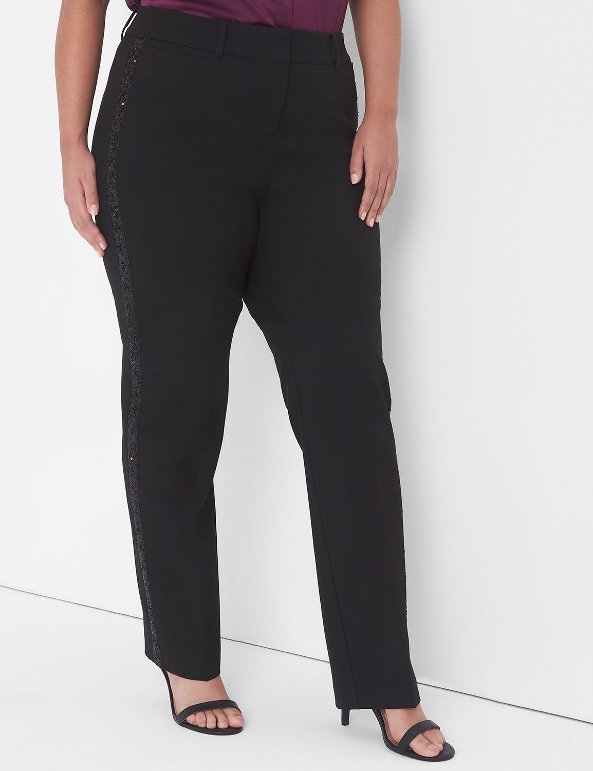 Lane bryant best sale black pants