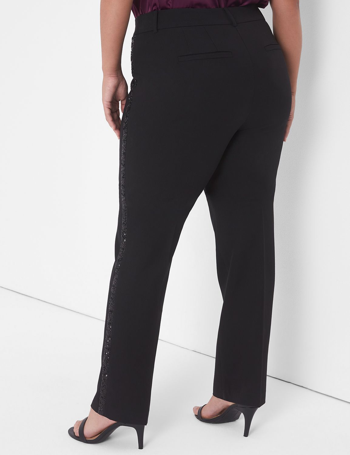 Lane Bryant Pull On Leather Pants for Women