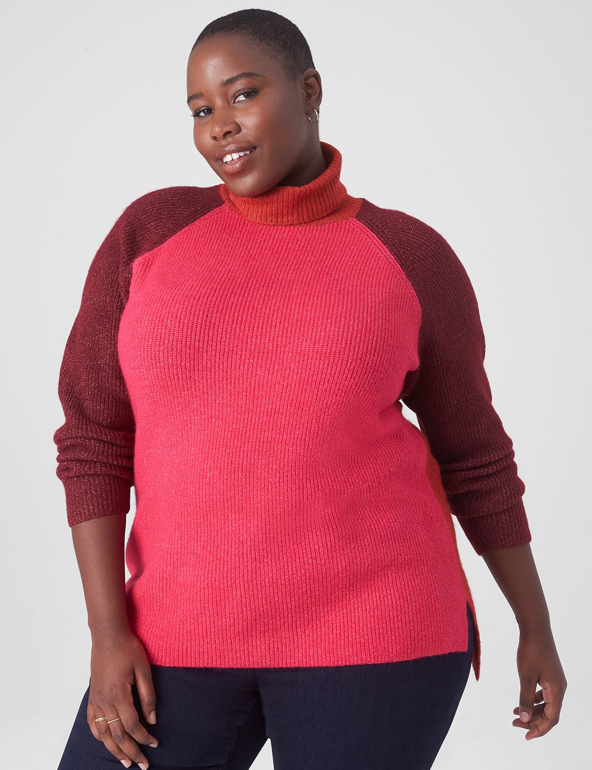 Lane bryant 2025 turtleneck sweaters