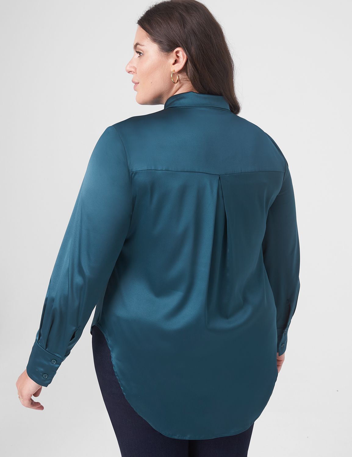 Classic Long Sleeve Collar Button D Product Image 2