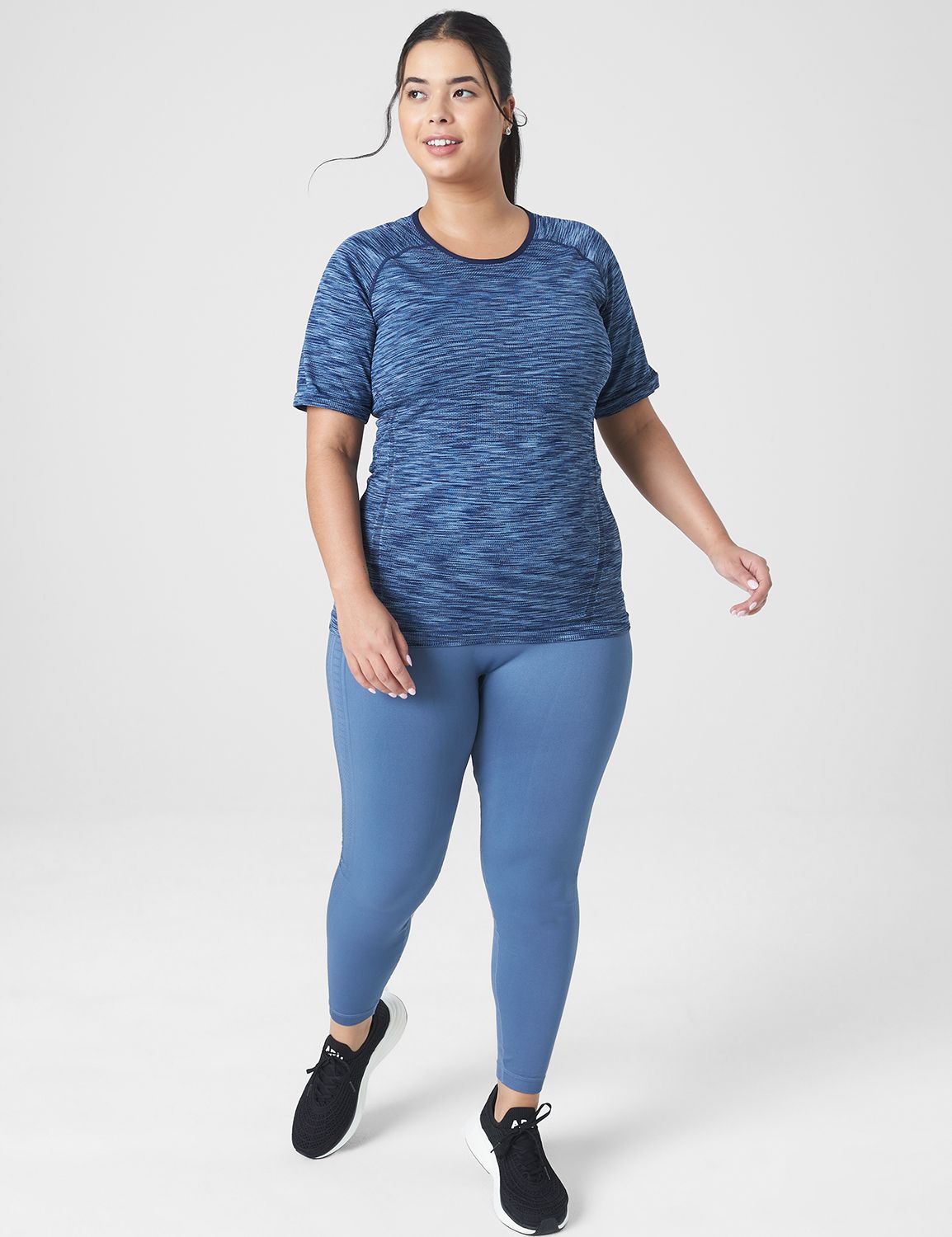 LIVI High Rise Seamless 7/8 Legging | LaneBryant