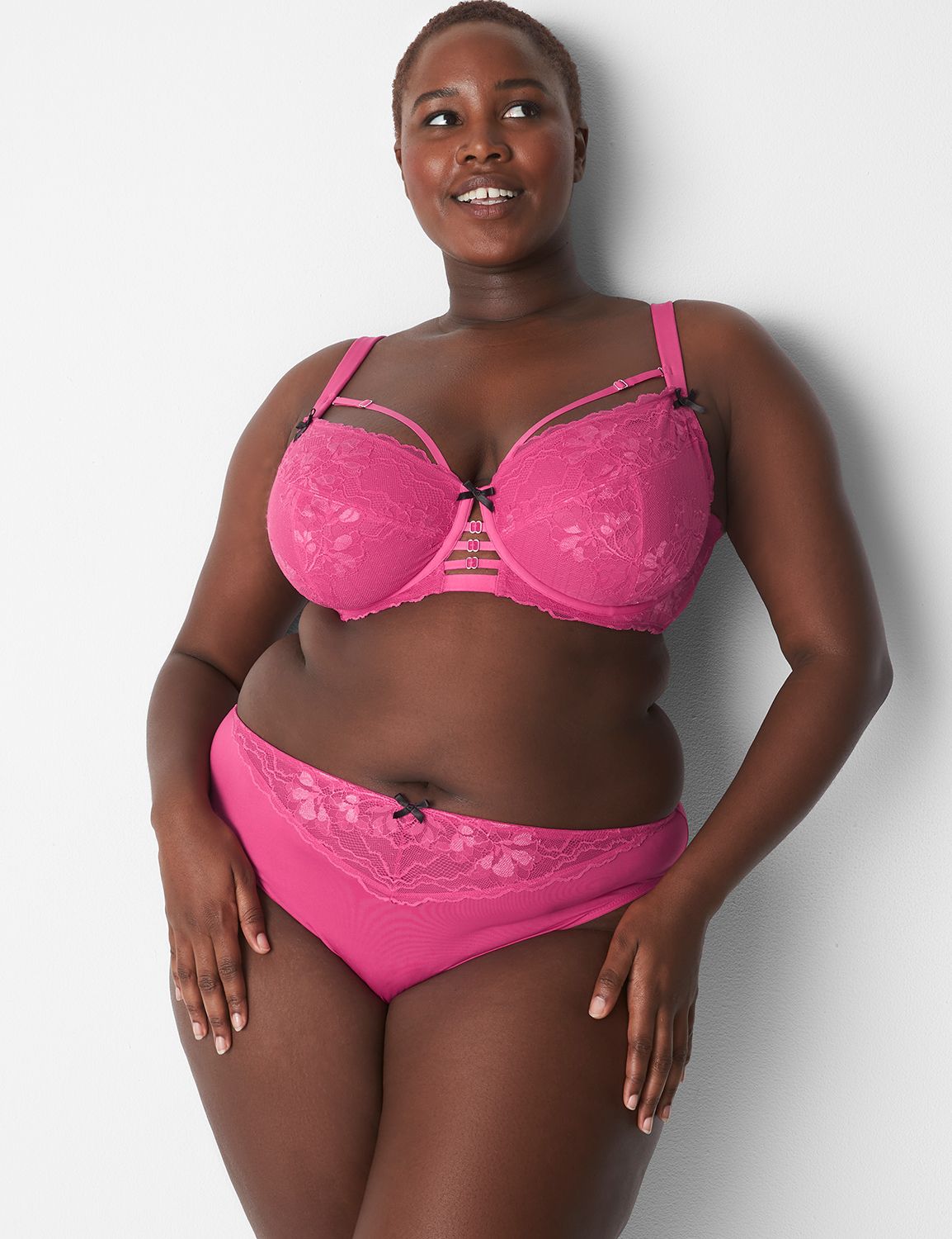 V-Wire French Balconette Bra