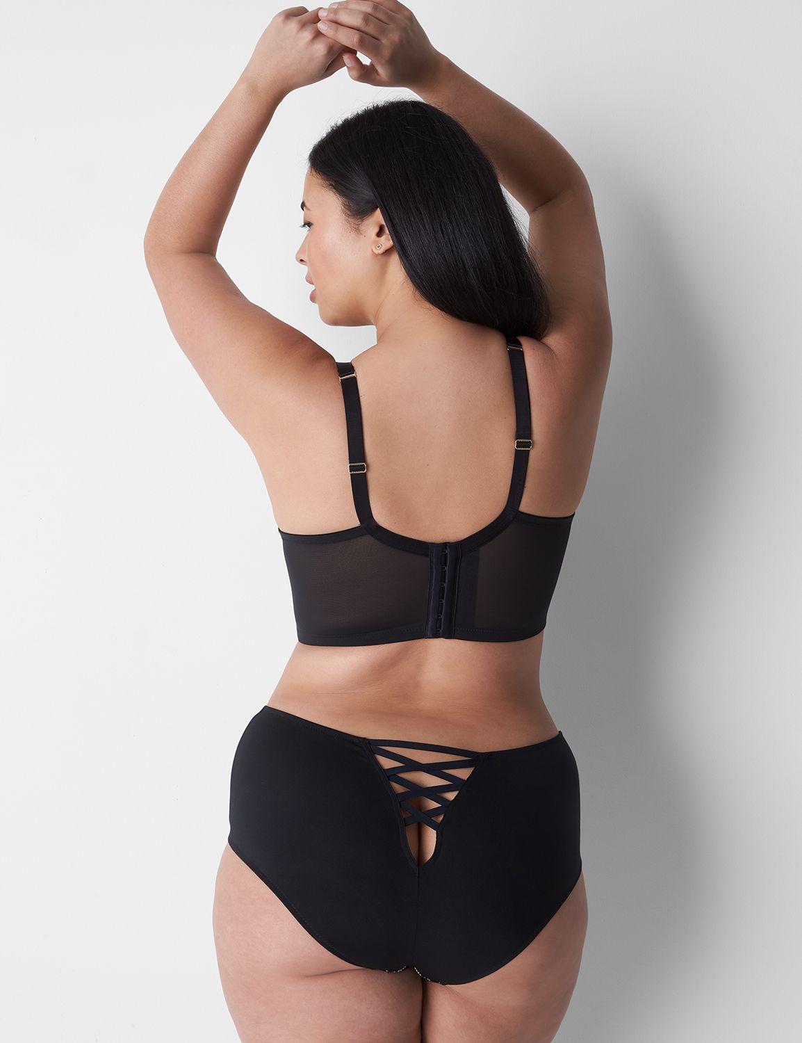 Cosmogonie Exclusive longline balconette bra with cut out detail