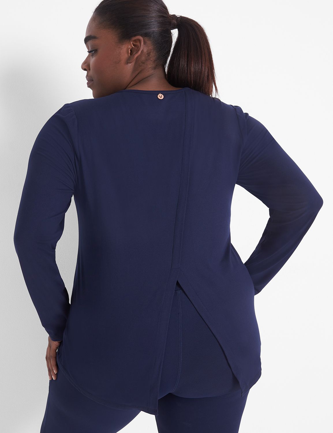 Long Sleeve VNeck Back Detail Livi Product Image 2